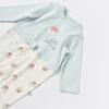 Bibaby Organik Tulum Pretty Ears Bunny Mint - Ekru