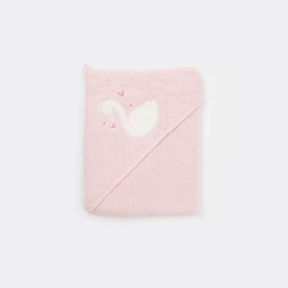 Bibaby Havlu Swan Pembe