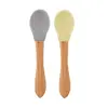 OiOi Mama Kaşığı 2li Powder Grey - Mellow Yellow