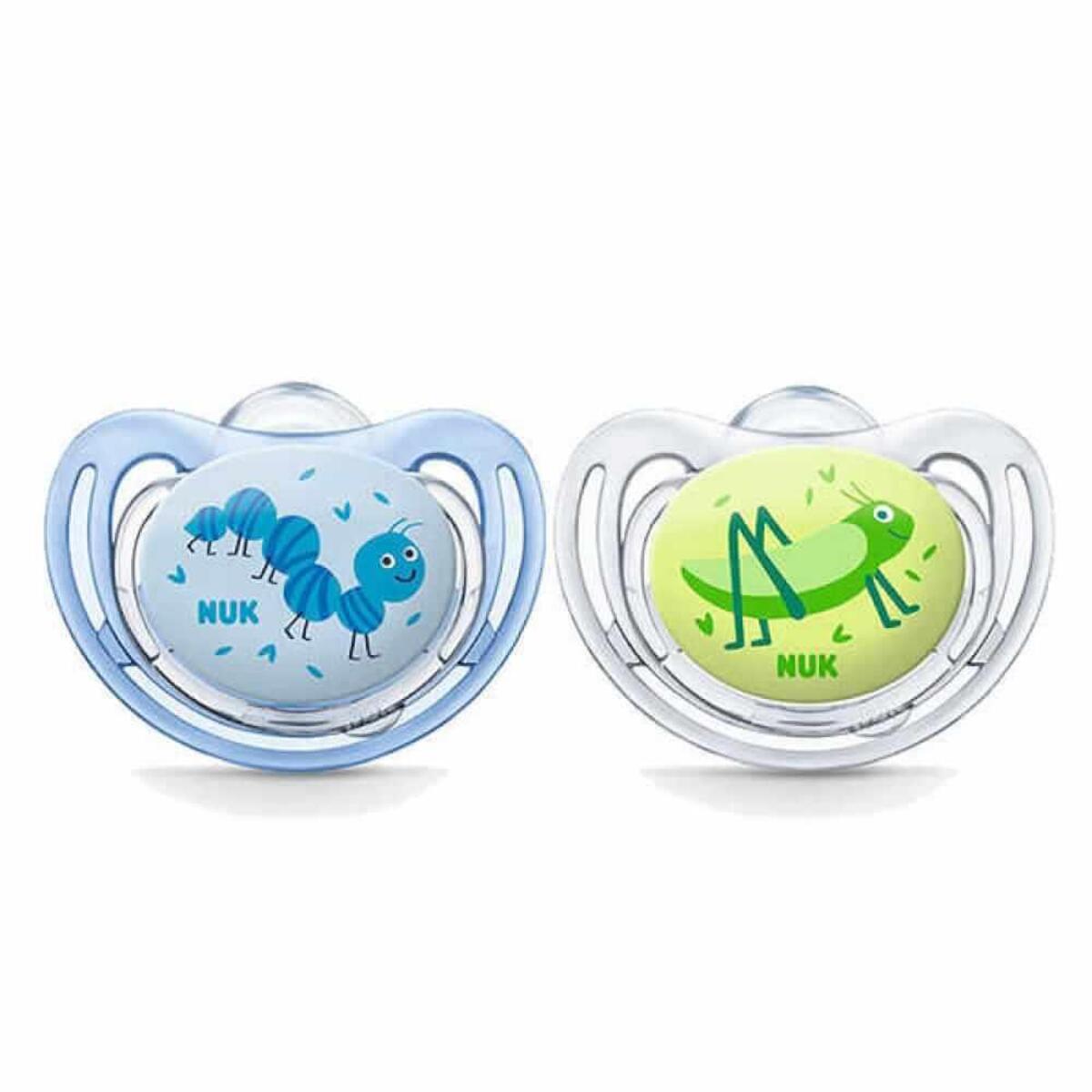 Nuk Freestyle Silikon Emzik 2li 6+ Ay Erkek Nuk Freestyle Silikon Emzik 2li 6+ Ay Erkek