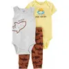 Carter's 3lü Takım Layette Çok Renkli
