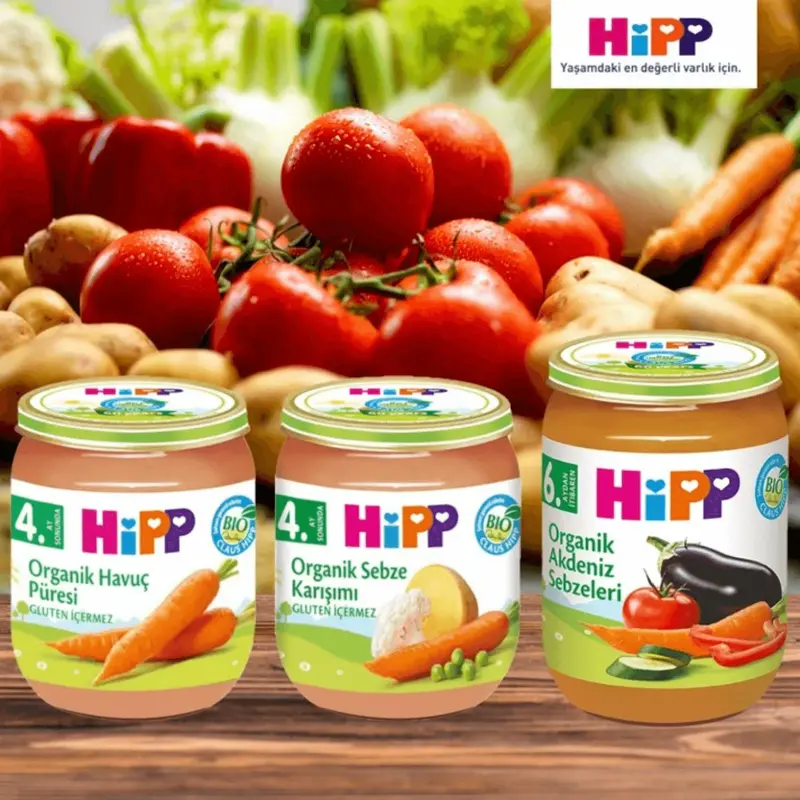 Hipp Organik Sebze Karışımı 125 gr x3