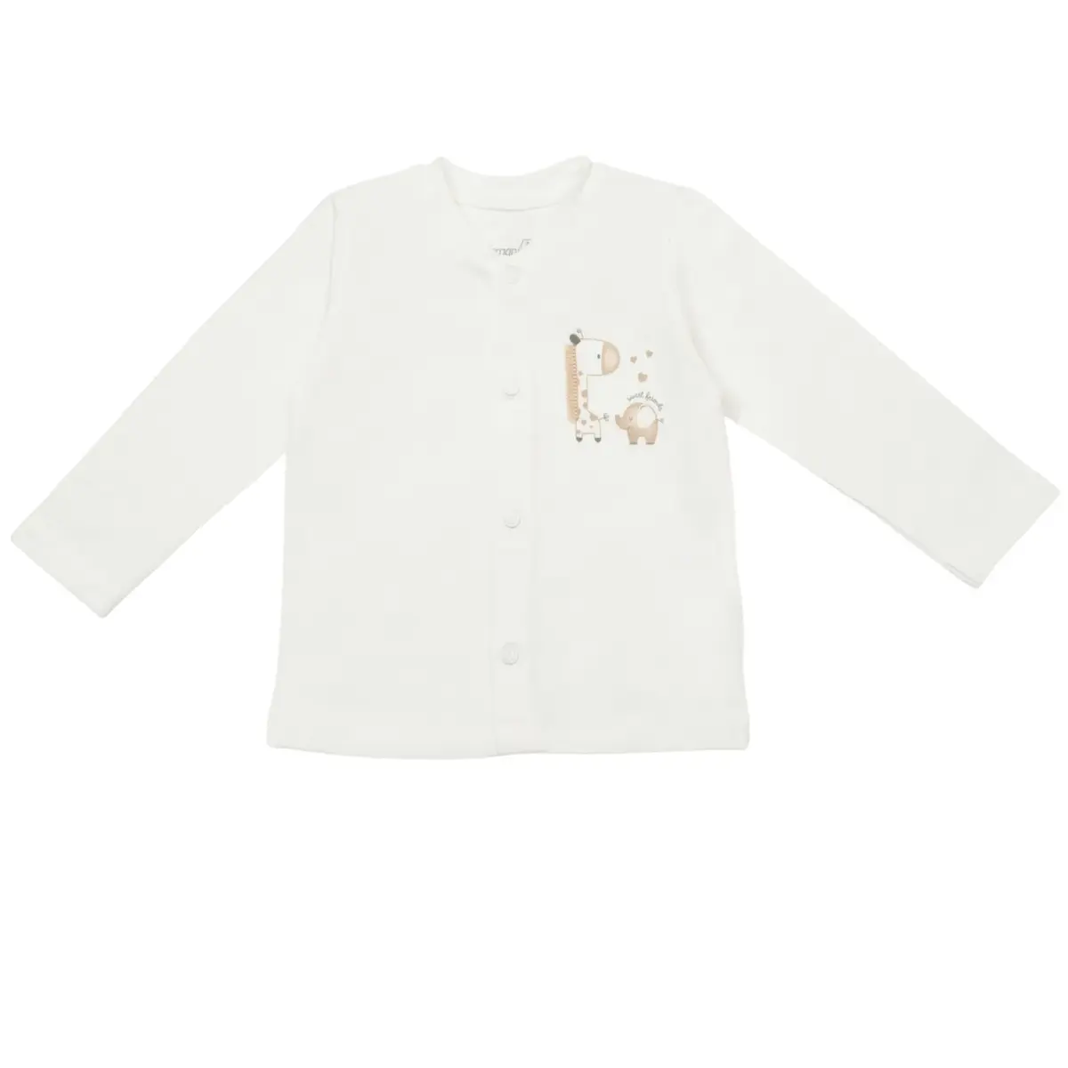 Bibaby Pijama Takımı Sweet Friends Ekru