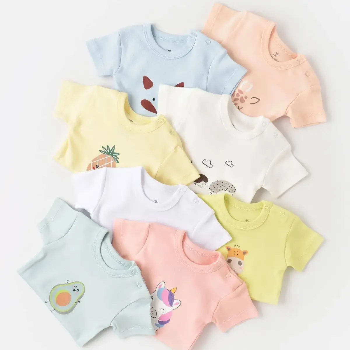 Bibaby Body Kısa Kol Summer Special Kayısı