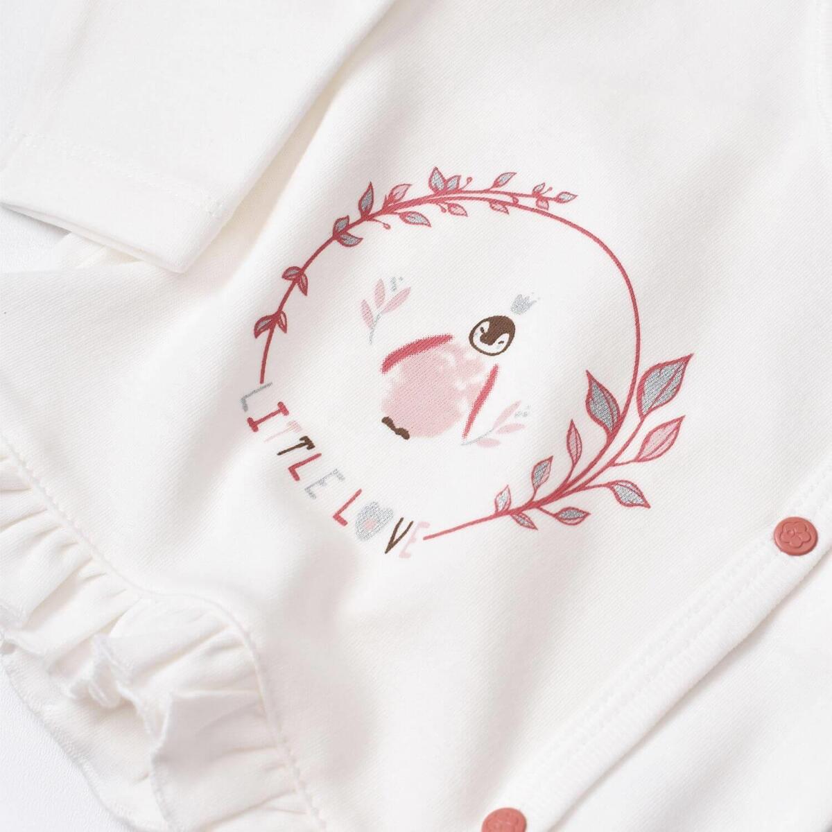 Bibaby Hastane Çıkışı 5li Organik Little Love Rose Dry