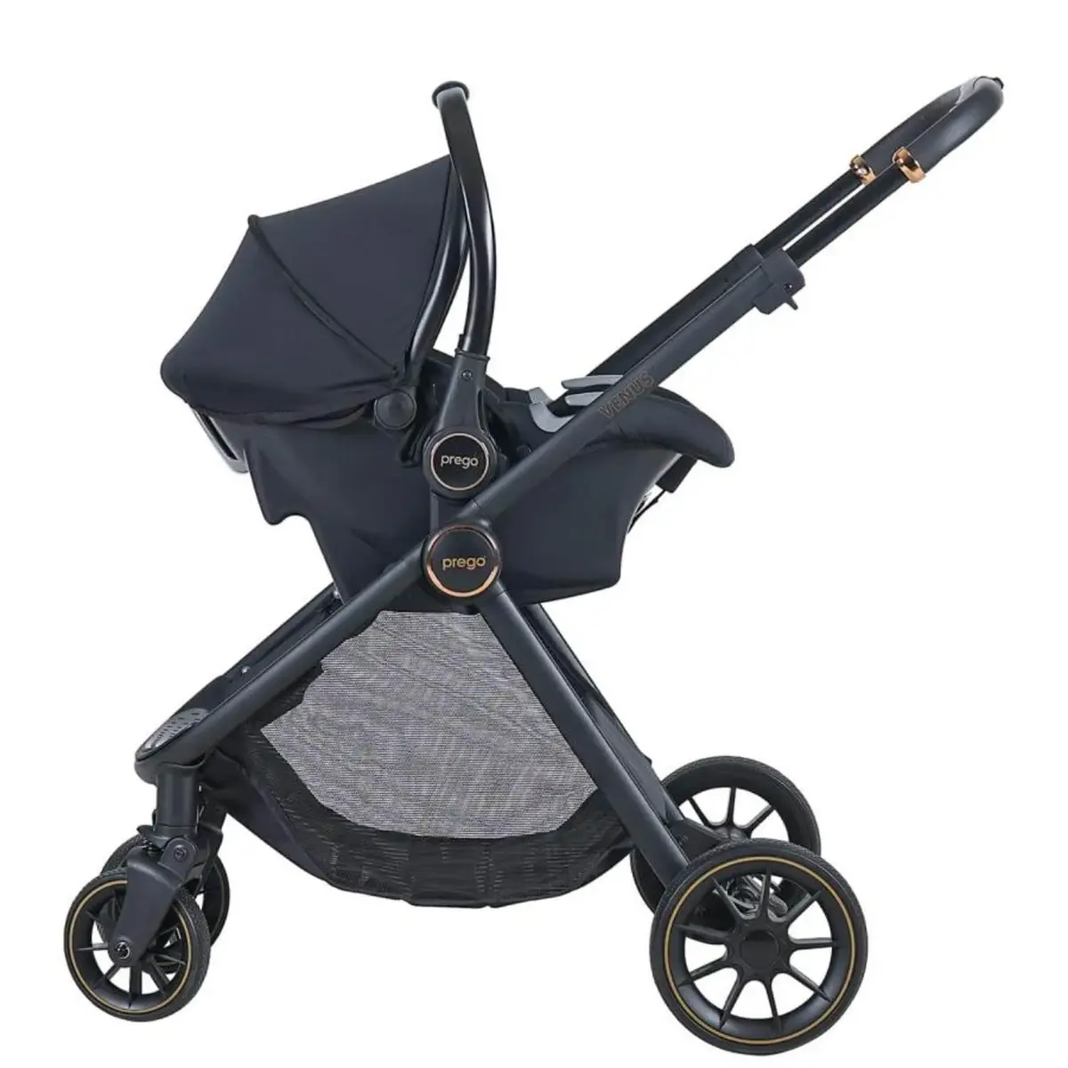 Prego 2028 Venüs Travel Sistem Bebek Arabası Bej