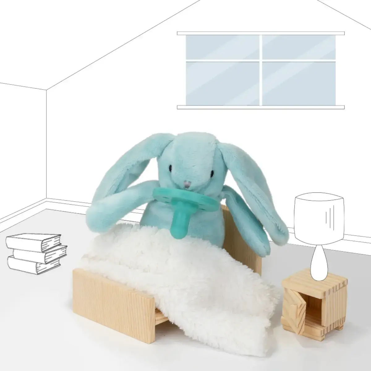 OiOi Luna Emzikli Uyku Arkadaşı 0+ Ay