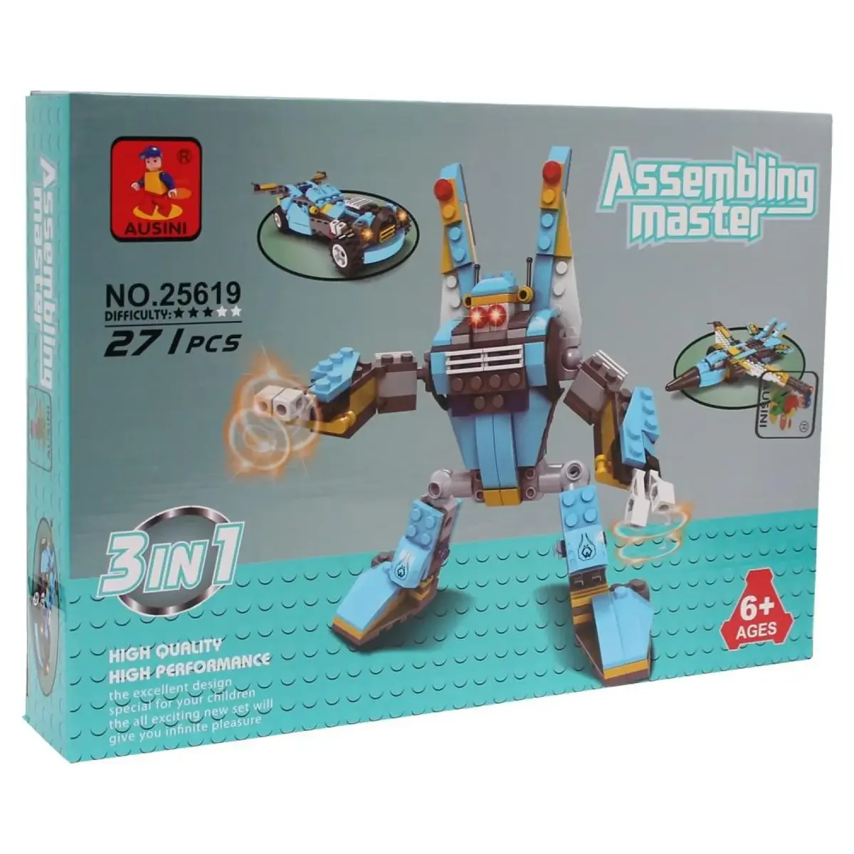 Ausini City 3lü Araç Set 271 Parça