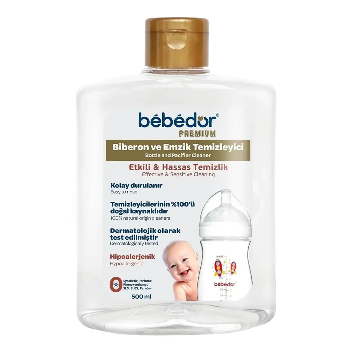 Bebedor Emzik ve Biberon Temizleyici 500ml Bebedor Emzik ve Biberon Temizleyici 500ml