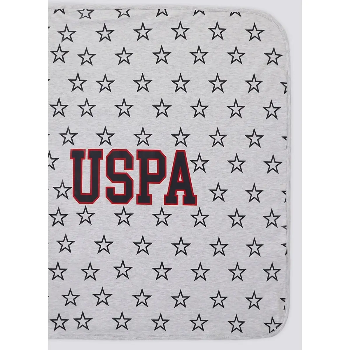 U.S. Polo Battaniye Gri Melanj