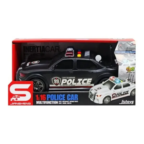 Işıklı Ve Sesli Polis Arabası