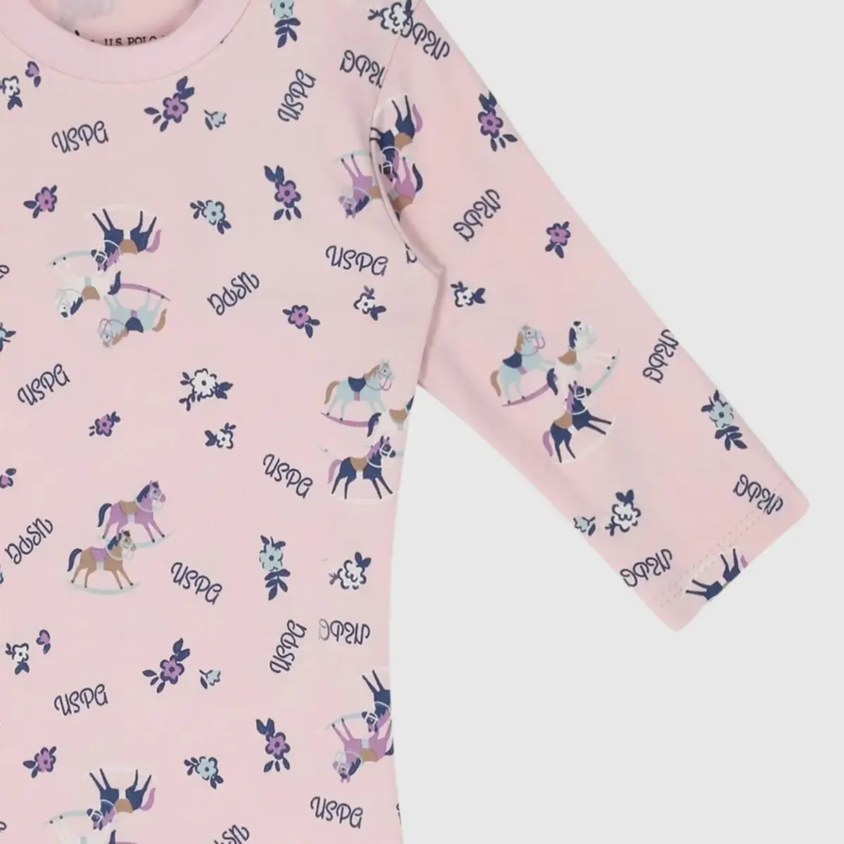 U.S. Polo Body Uzun Kol Toz Somon