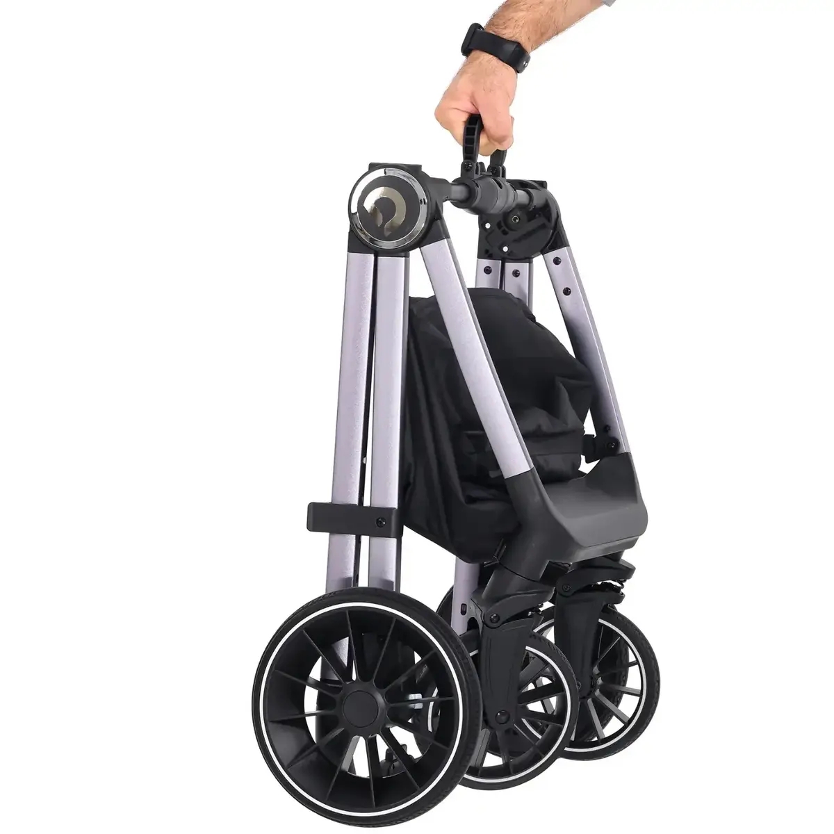 Duux Pro Max Travel Sistem Bebek Arabası Light Grey