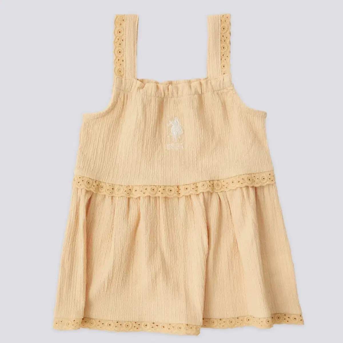 U.S. Polo Elbise Soft Sarı