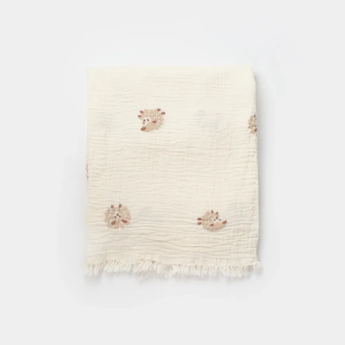 Bibaby Müslin Battaniye Lamb Friends Bej Bibaby Müslin Battaniye Lamb Friends Bej