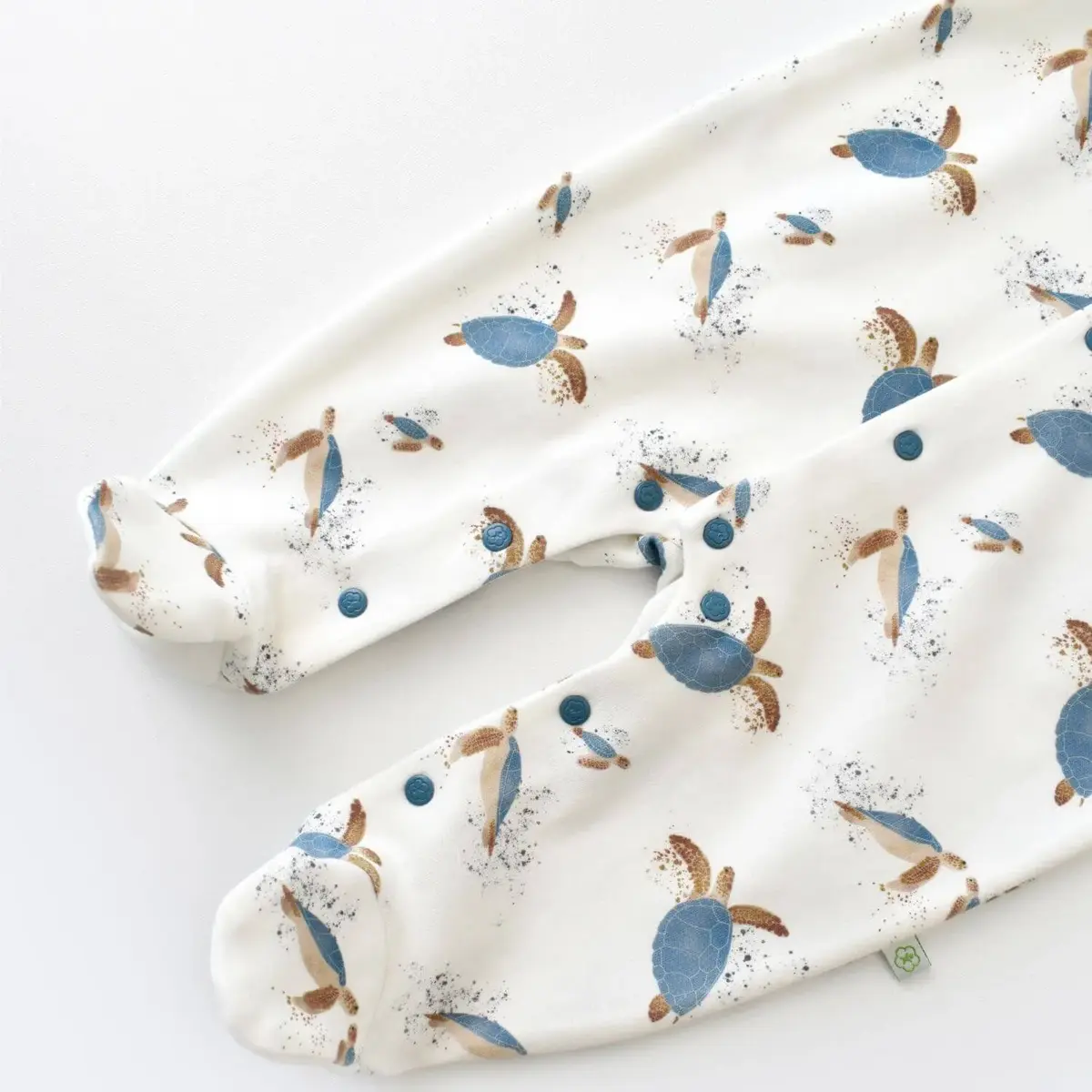 Bibaby Organik Tulum Takımı Tüllü Caretta In Live Ekru - İndigo