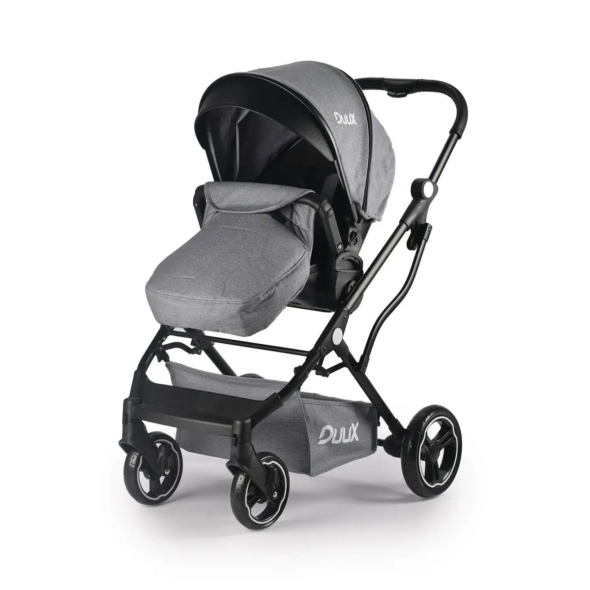 Duux Zero Travel Sistem Bebek Arabası Siyah Gri