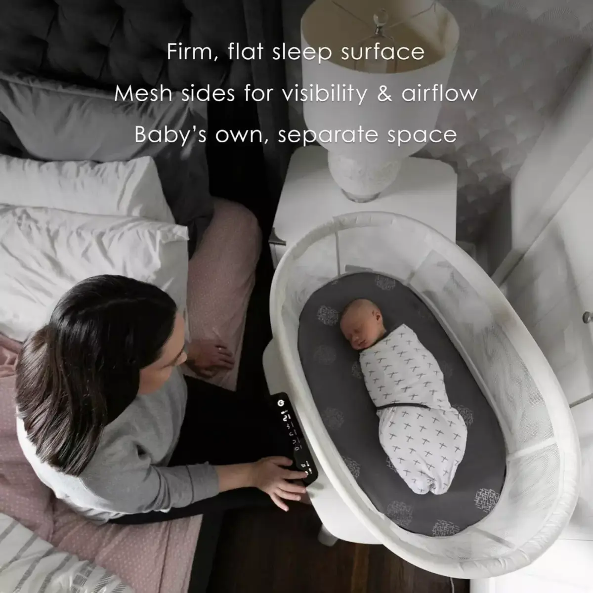 4moms Mamaroo Sleep Bassinet Grey