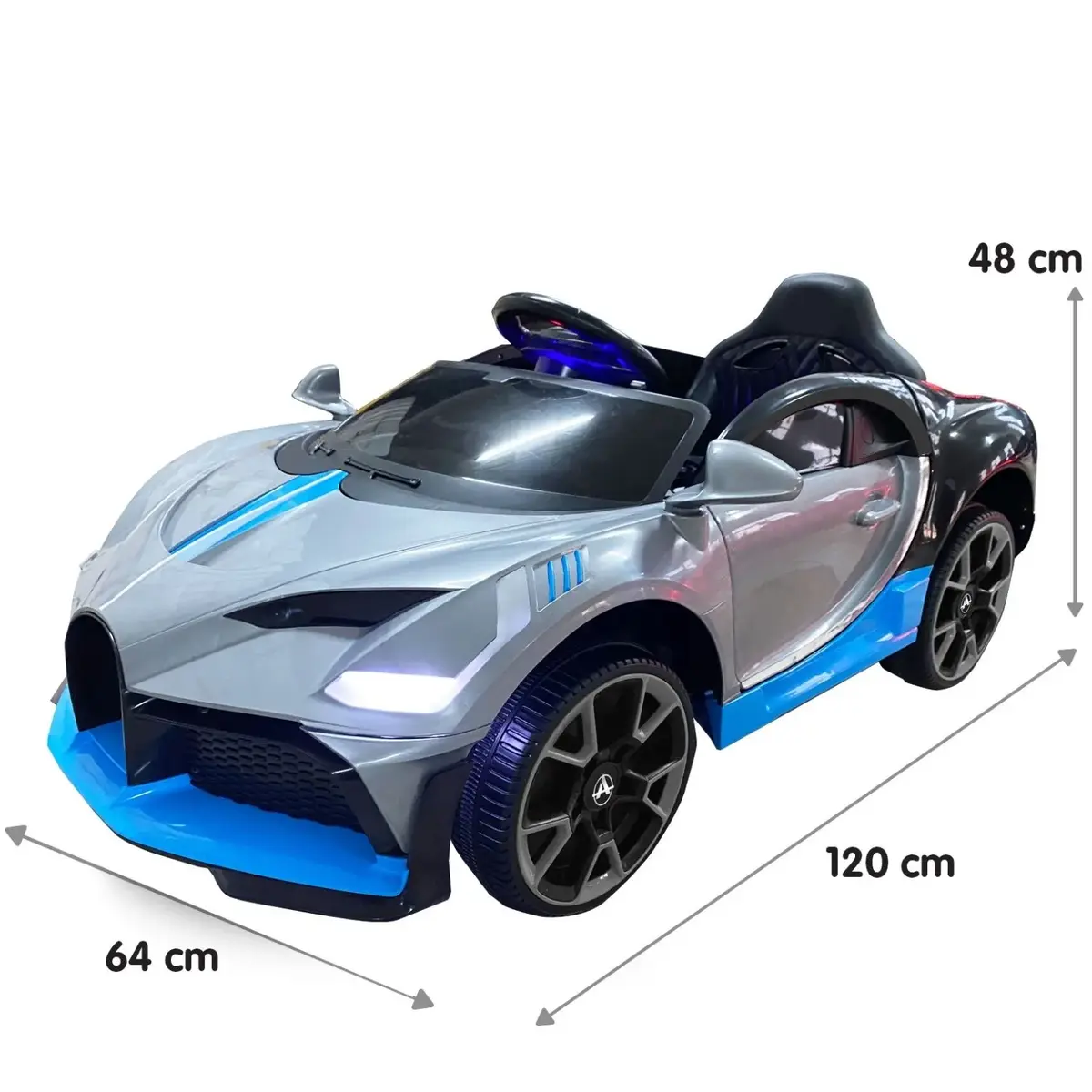 Viento Akülü Araba Kumandalı 4*2 12 Volt Gri