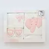 Bibaby Bornoz Takımı Princess Elephant Ekru - Pembe