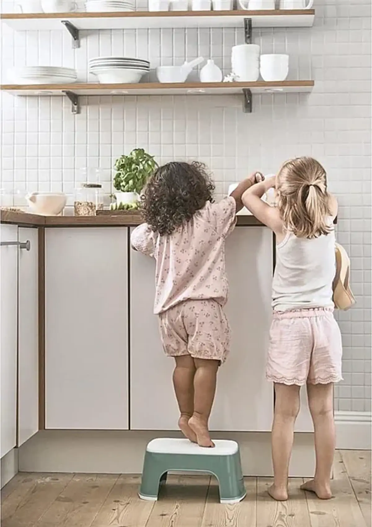 Babybjörn Safe Step Basamak Yeşil/Beyaz