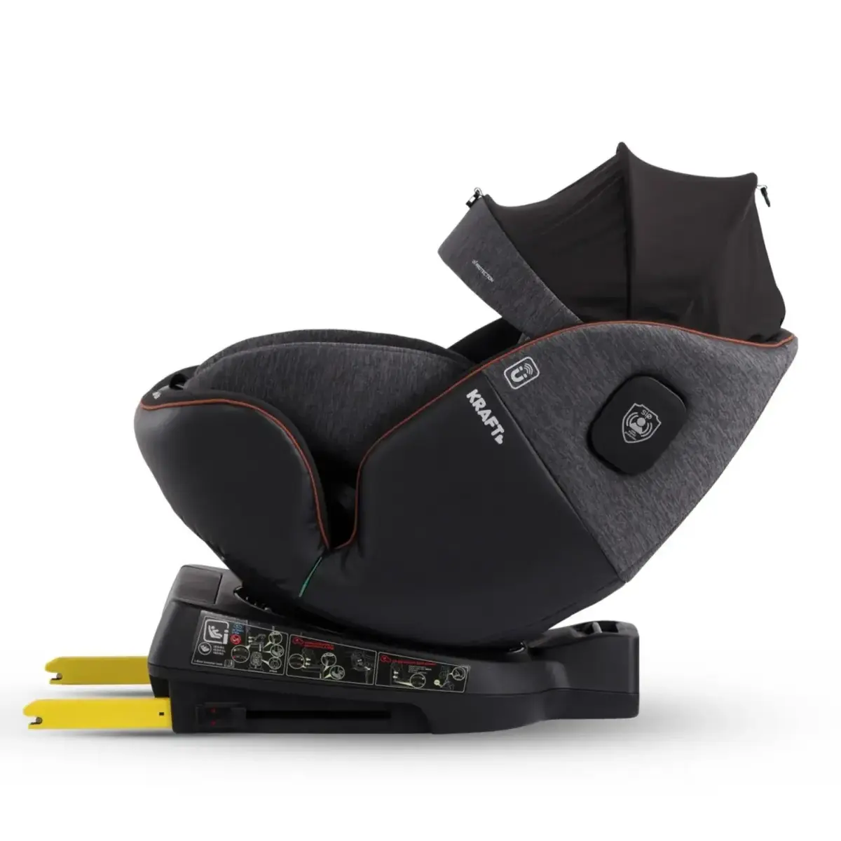 Kraft Galler I-Size Oto Koltuğu 0-36 Kg Black