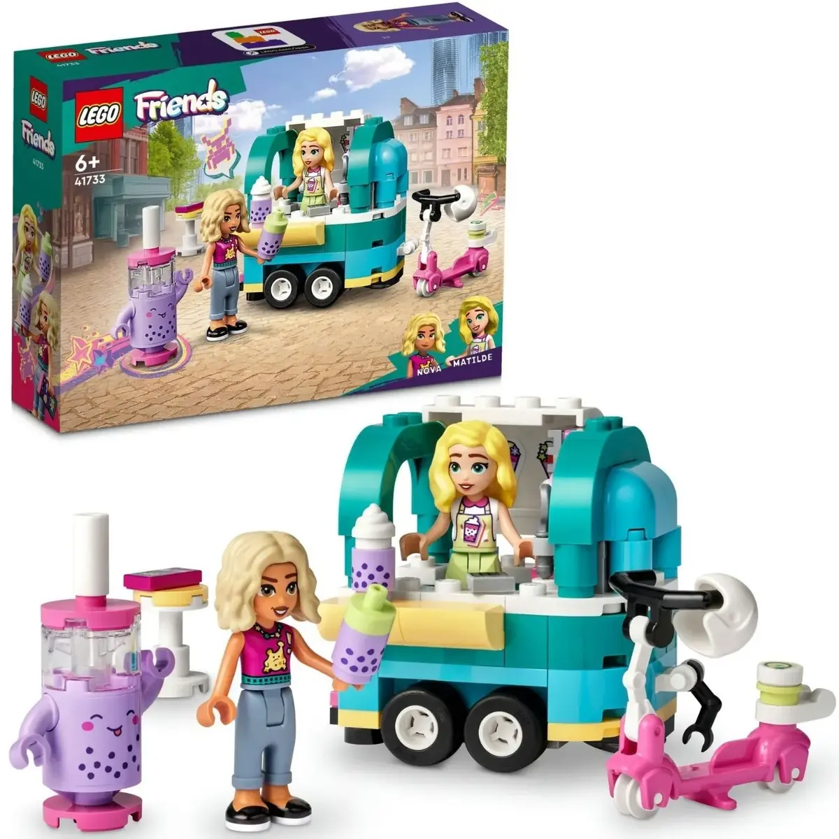 LEGO Friends Seyyar İnci Çayı Dükkanı Oyuncak Yapım Seti 41733
