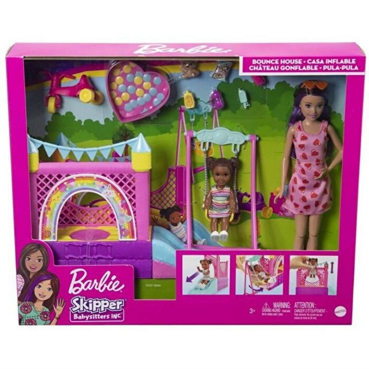 Barbie  Bebek Bakıcısı Skipper Oyun Evi Seti