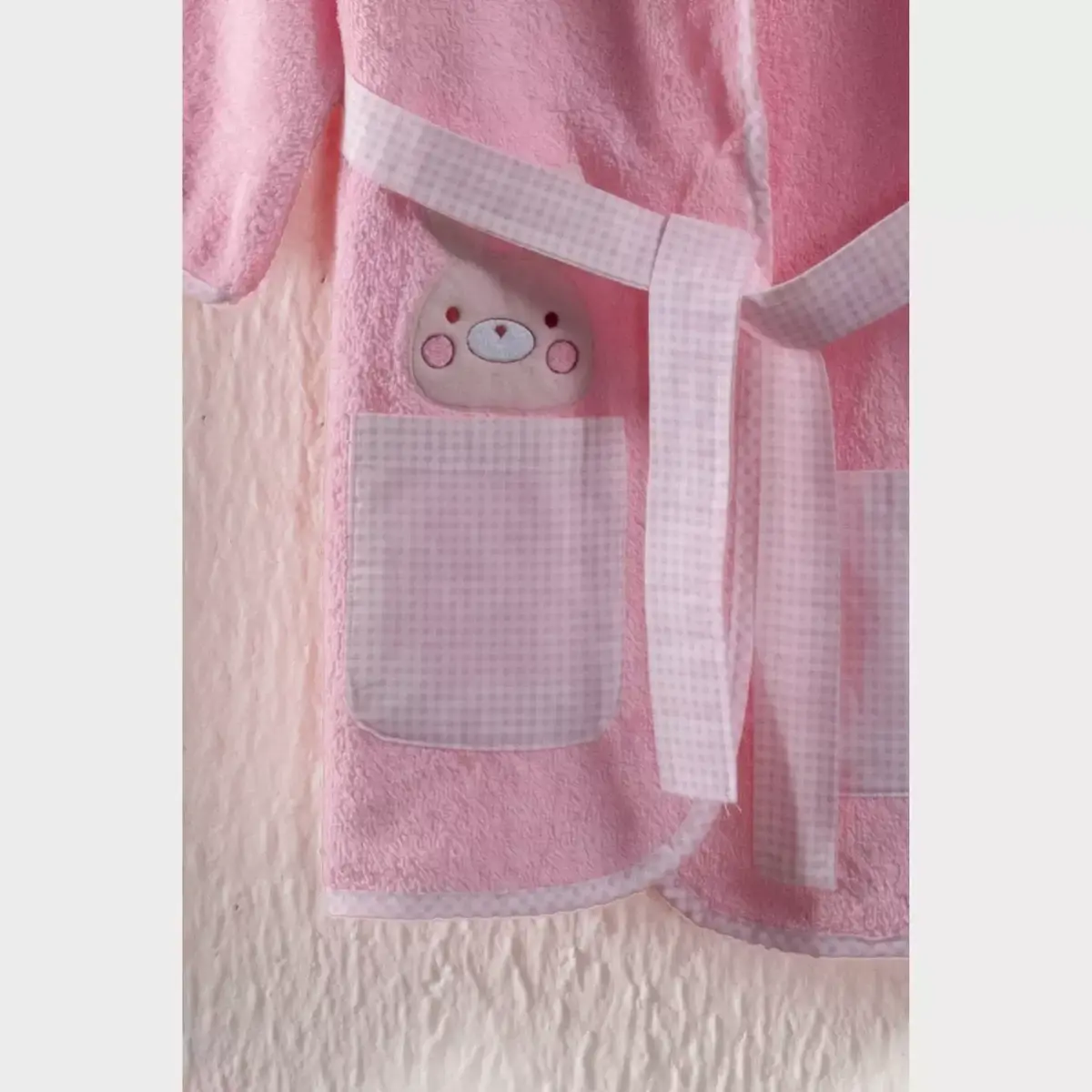 Kidboo Bornoz Seti 3lü Tavşan Pembe