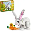 LEGO Creator 3’ü 1 Arada Beyaz Tavşan 31133 Oyuncak Yapım Seti 31133