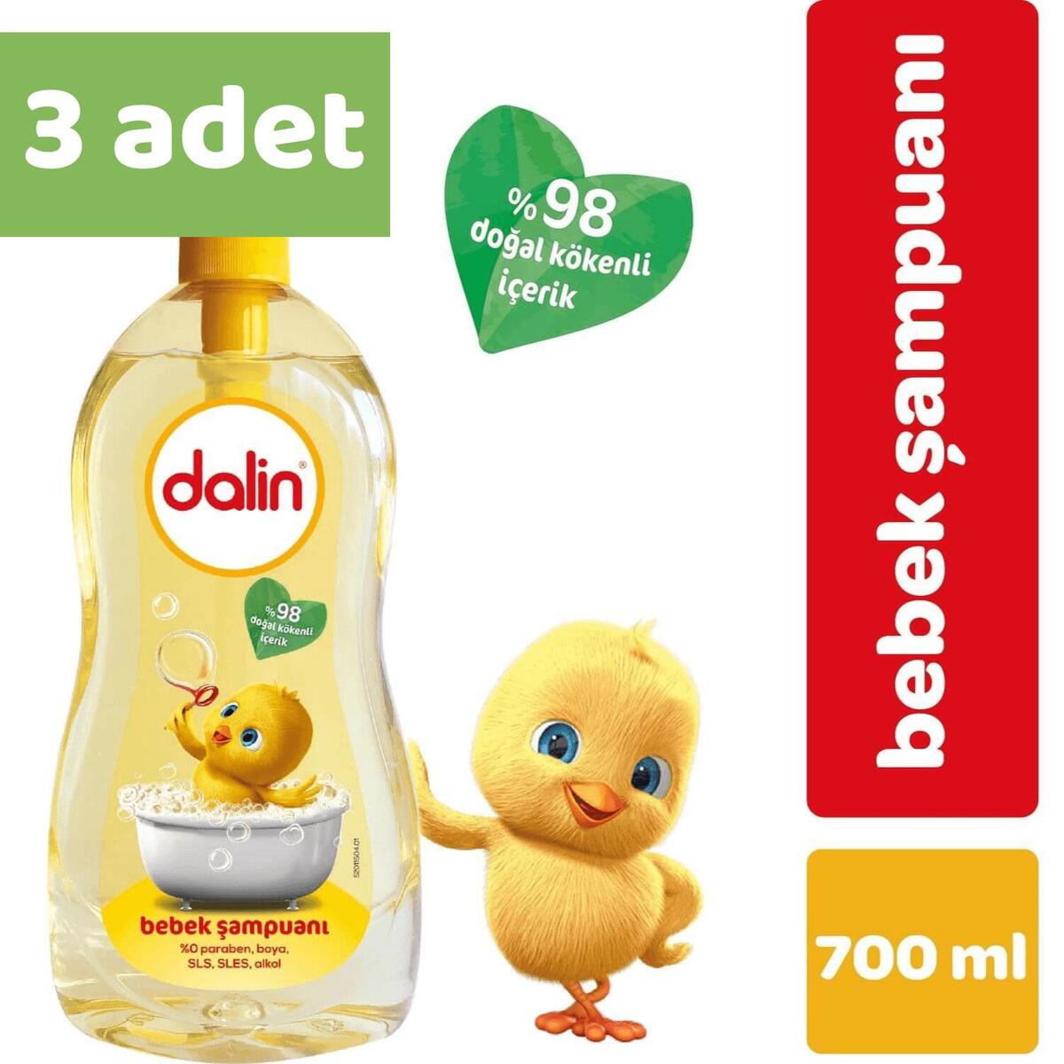 Dalin Klasik Bebek Şampuanı 700 ml x3 Adet