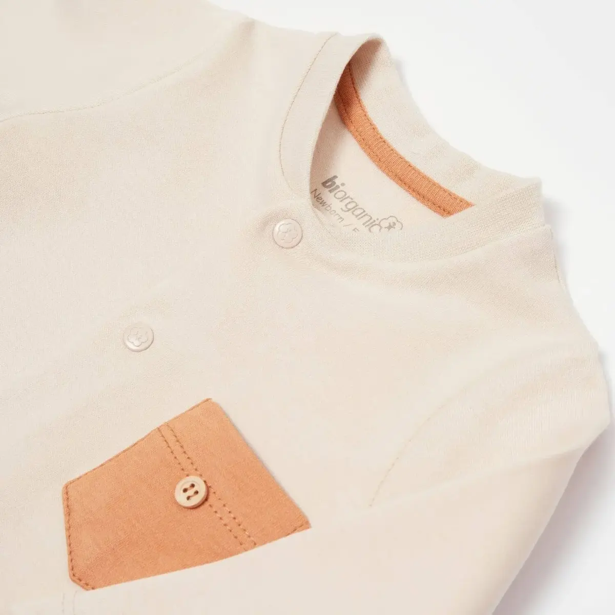 Bibaby Organik Tulum Cool Lines Bunny Bej - Hardal