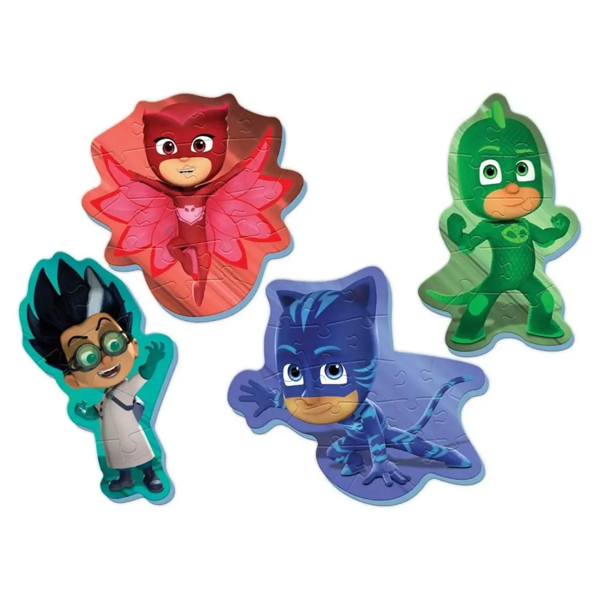 Ks Games Pj Masks  MyFirst Cut Out Puzzles 4in1