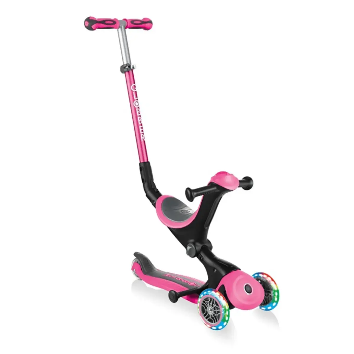 Globber Go Up Deluxe Işıklı Scooter Pembe Globber Go Up Deluxe Işıklı Scooter Pembe