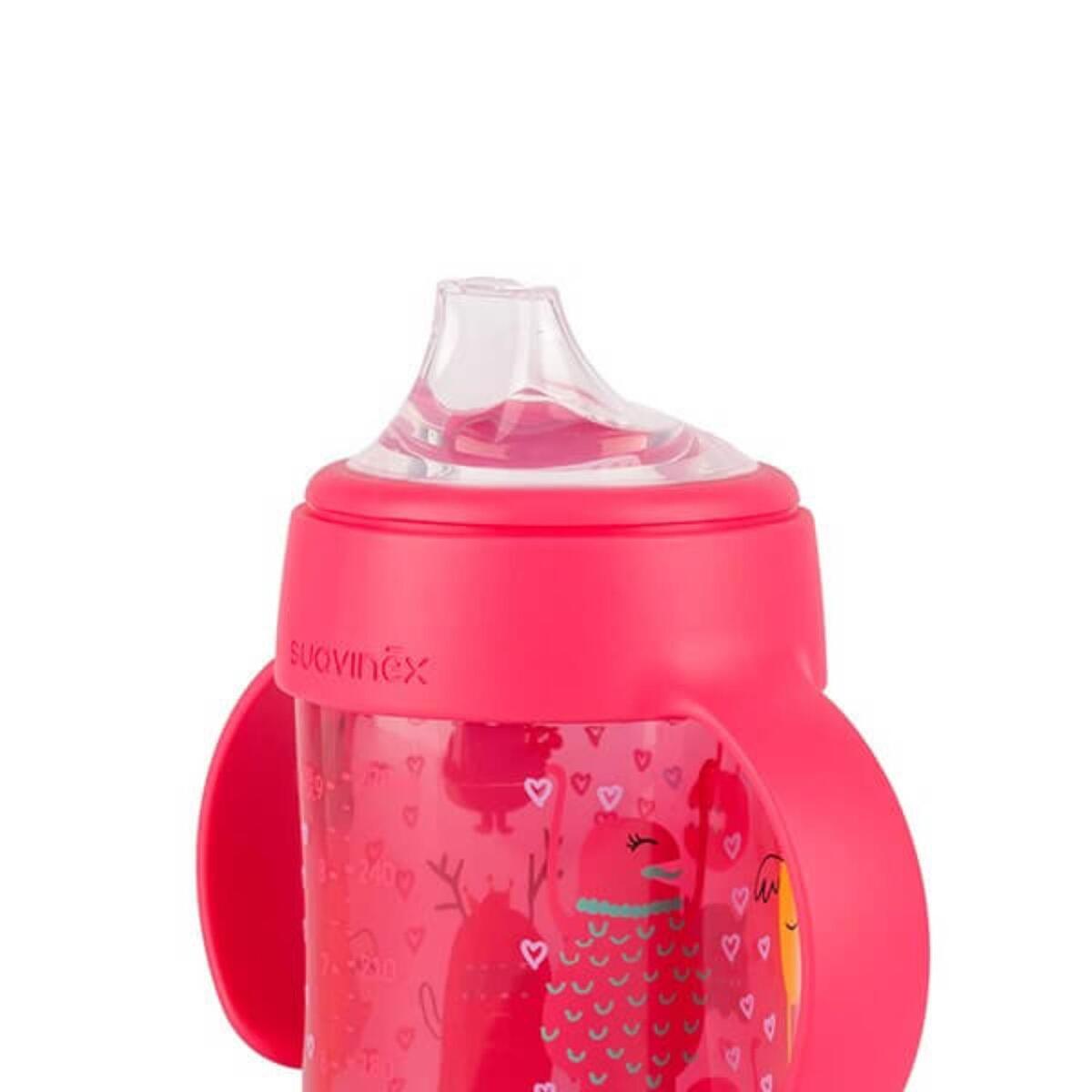 Suavinex Kulplu Bardak 270 ml 4+ Ay Booo Pembe