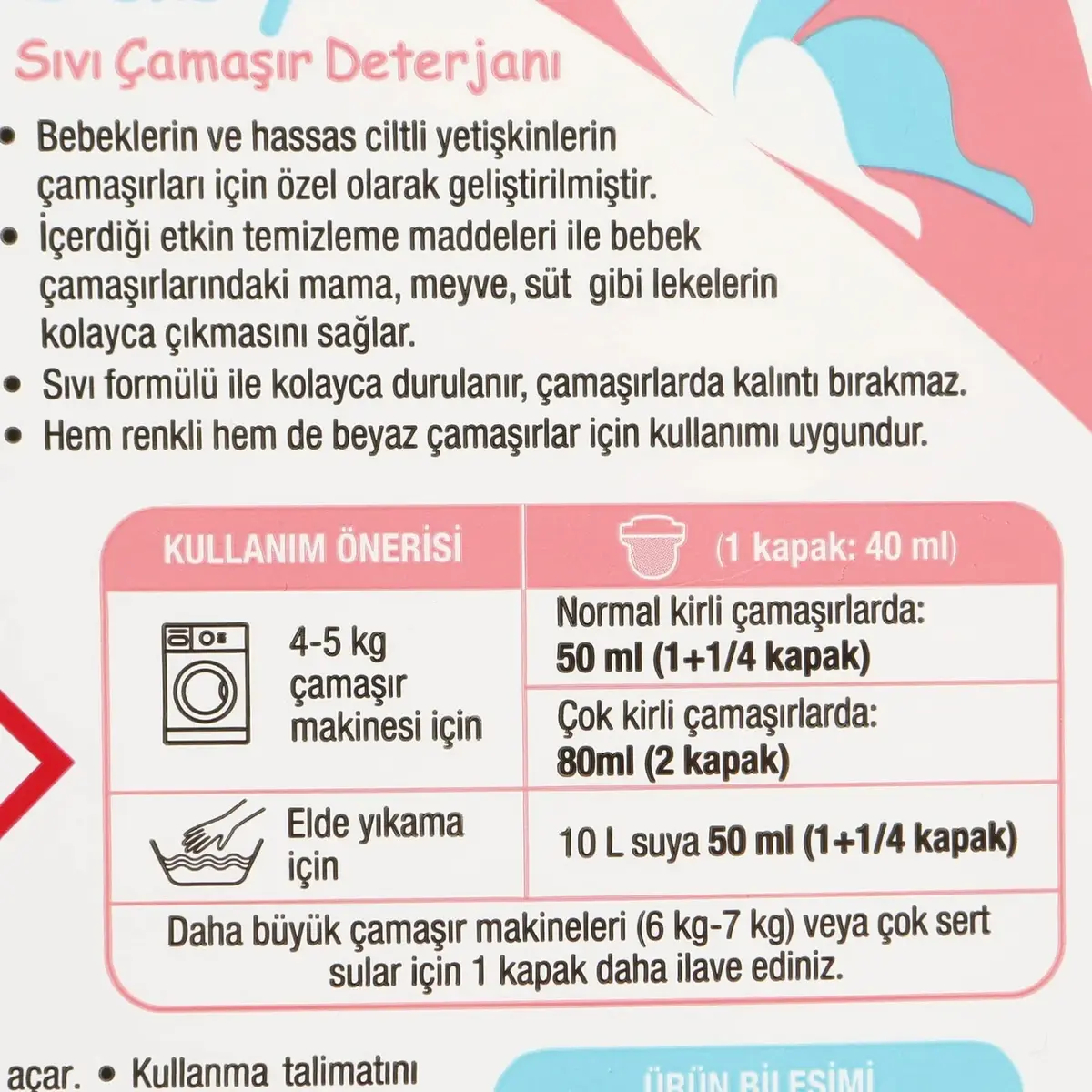 Life by Fakir Baby Bitkisel Bazlı Sıvı Çamaşır Deterjanı 1500 ml