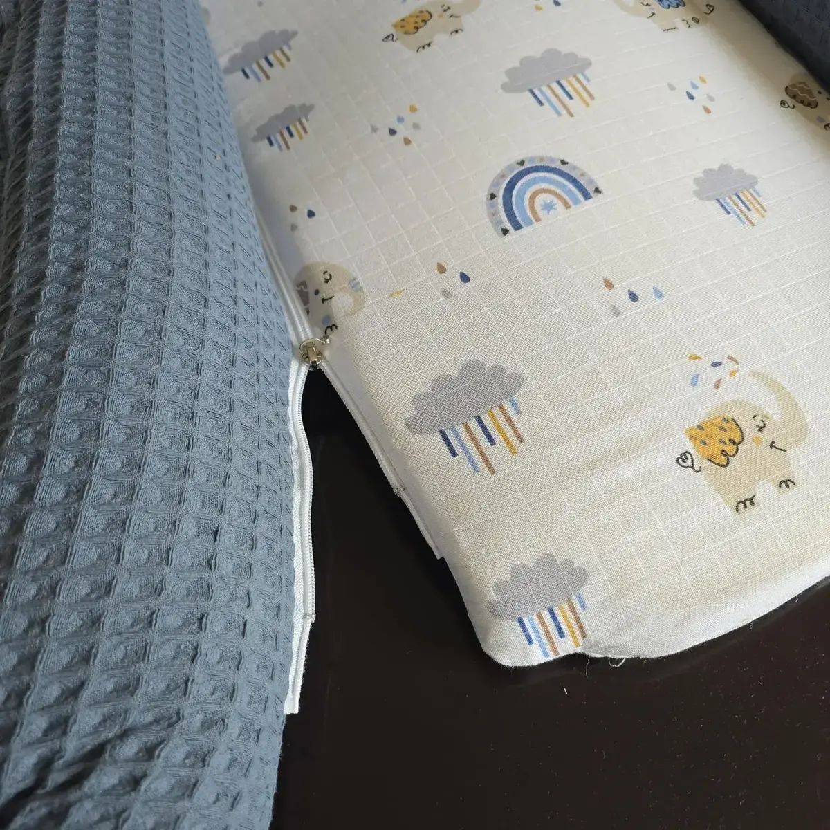 Bm Care Babynest Anne & Baba Yanı Yatağı Pembe Gökkuşağı