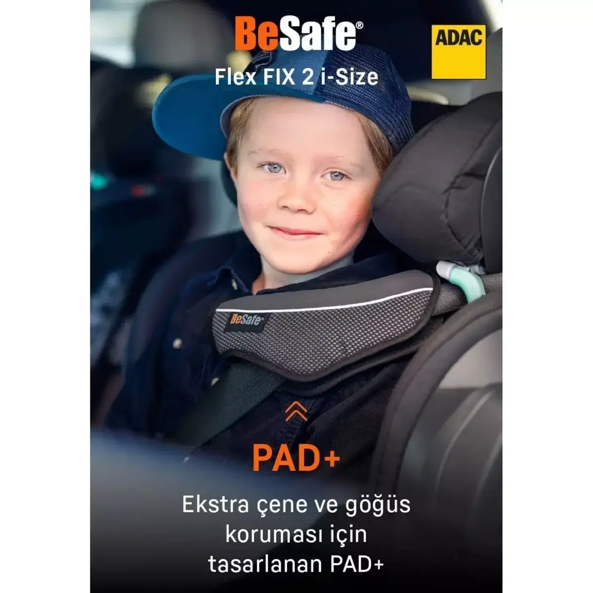 Besafe Izi Flex Fix 2 I-Size Oto Koltuğu 15-36 Kg Anthracite Mesh