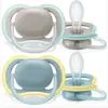 Philips Avent SCF349/01 Ultra Air Silikon Emzik 2li 18+ Ay Nighttime Renkli