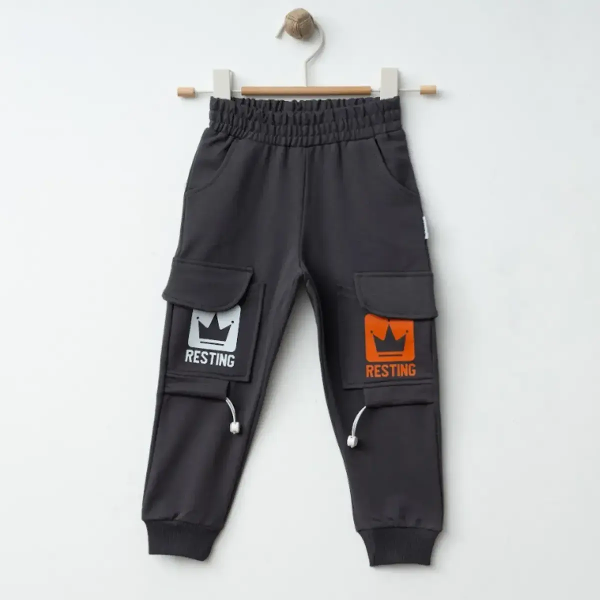 Winimo Eşofman Altı Resting Baskılı Füme