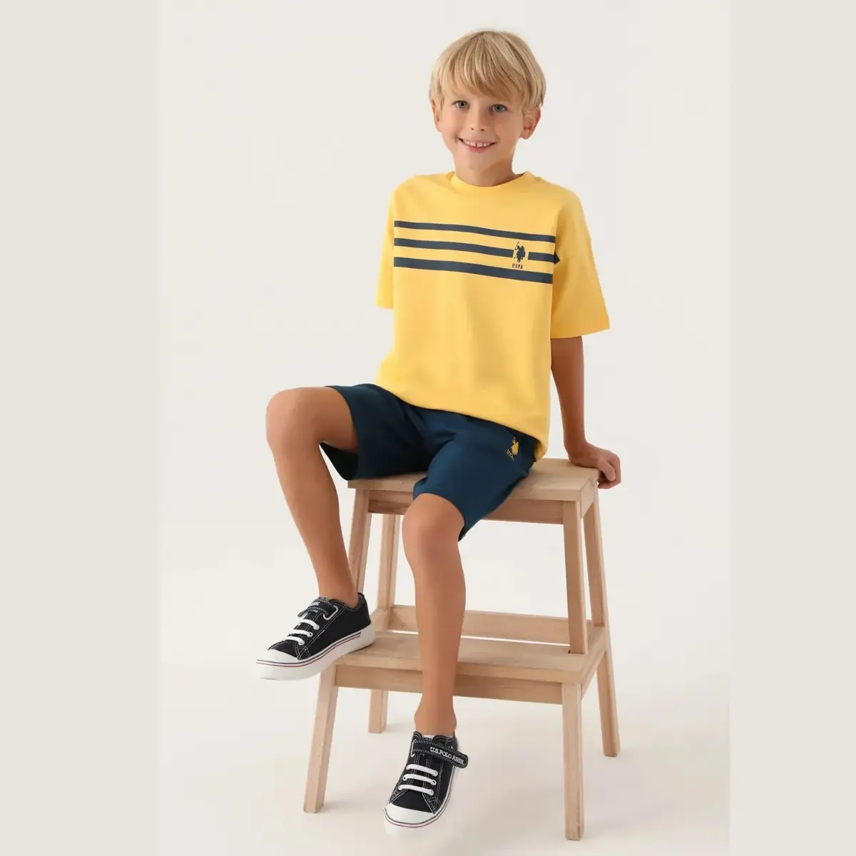 U.S. Polo 2li Takım Bermuda Kavun