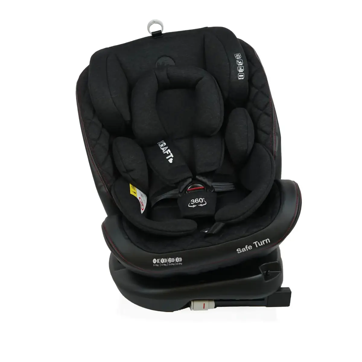 Kraft Safe Turn Oto Koltuğu 0-36 Kg Black