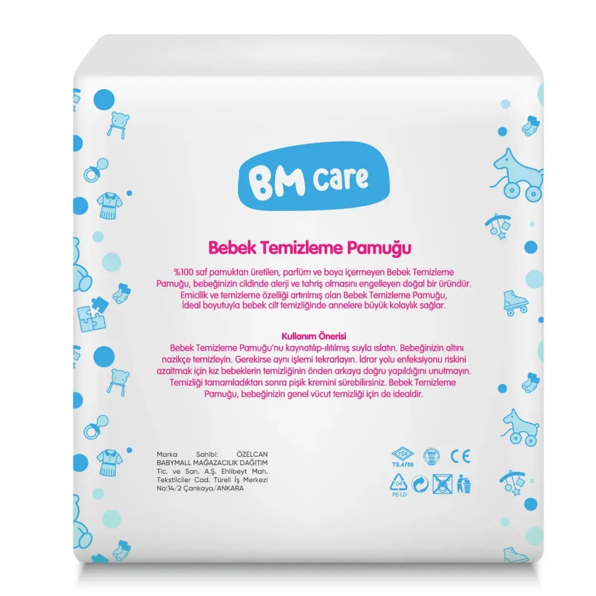 BM Care Temizleme Pamuğu 60lı