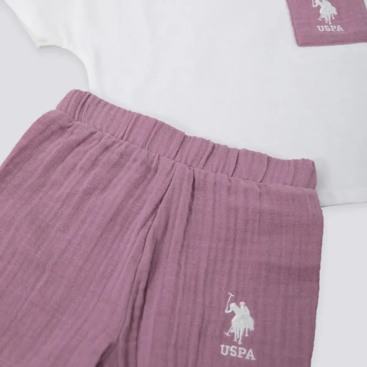 U.S. Polo 2li Takım T-Shirt Krem
