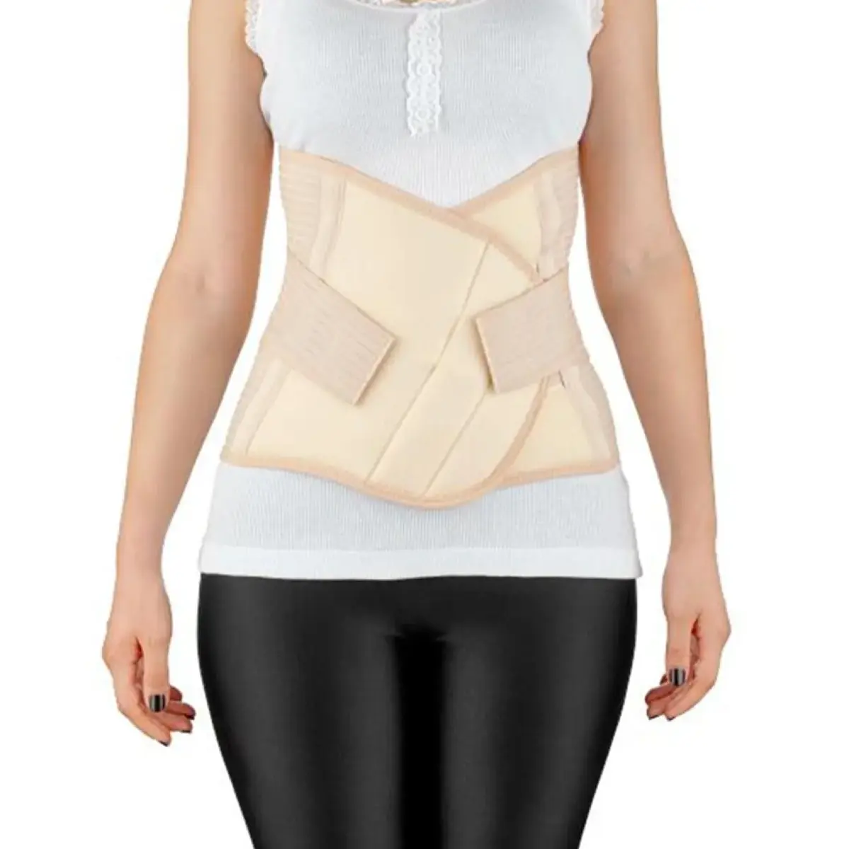 Babyjem Doğum Sonrası Balenli Toparlayıcı Korse Krem Babyjem Doğum Sonrası Balenli Toparlayıcı Korse Krem