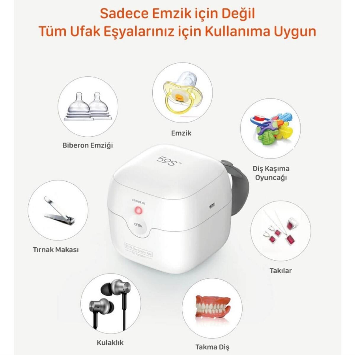 59S S6 Ultraviyole-C LED Mini Sterilizasyon Kutusu  