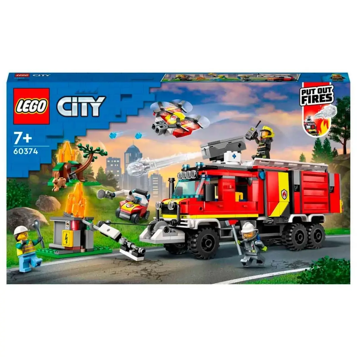 LEGO City İtfaiye Komuta Kamyonu Oyuncak Yapım Seti 60374
