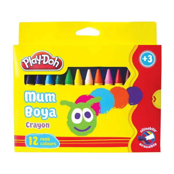 Play-Doh Crayon Mum Boya Jumbo 12 Renk