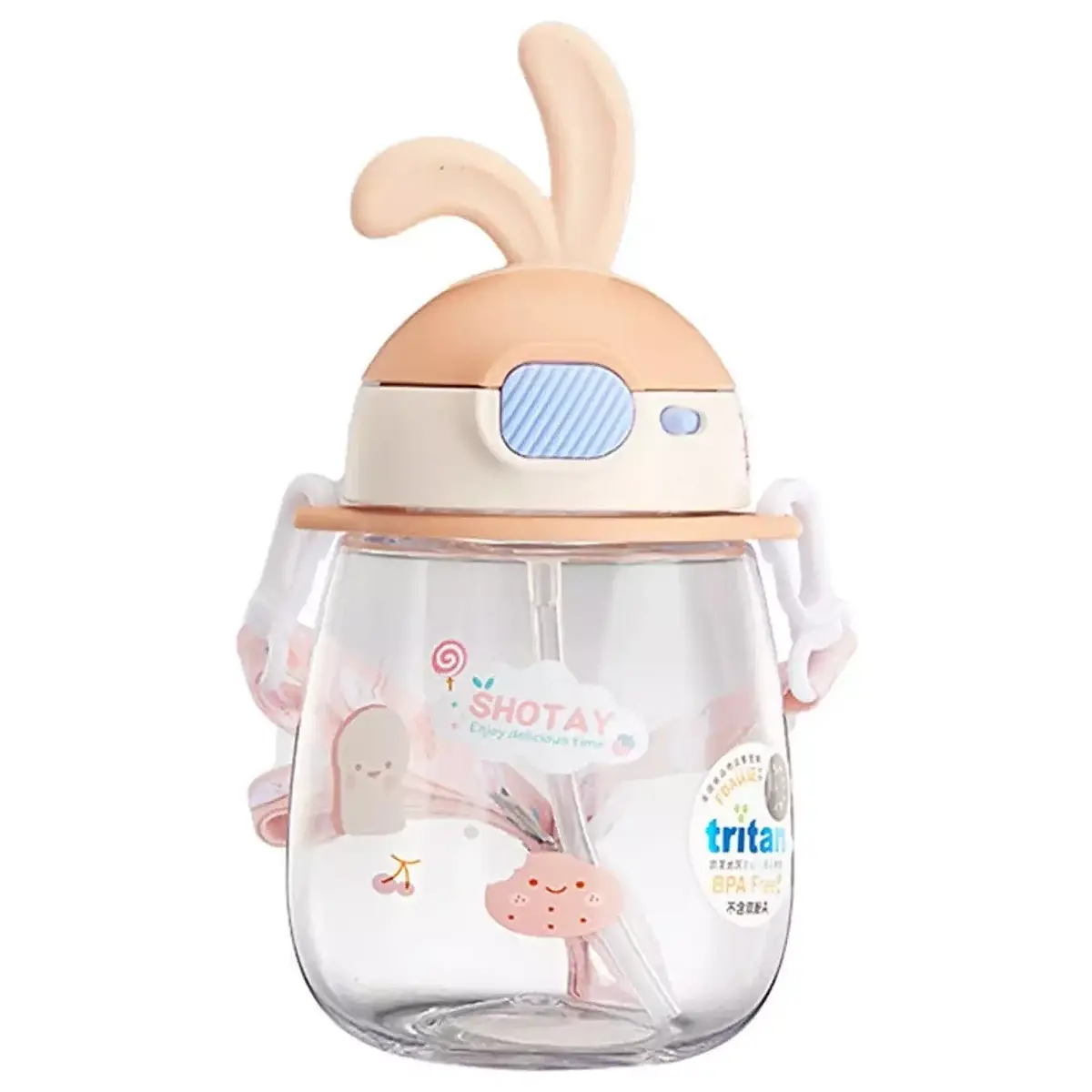 SHOTAY RABBIT TRITAN MATARA 600 ML. KAHVERENGİ