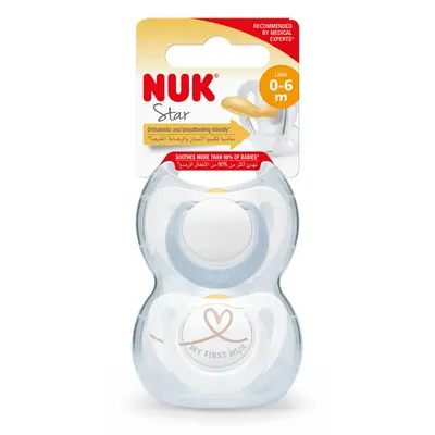 Nuk Star Kauçuk Emzik 2li 0-6 Ay Erkek